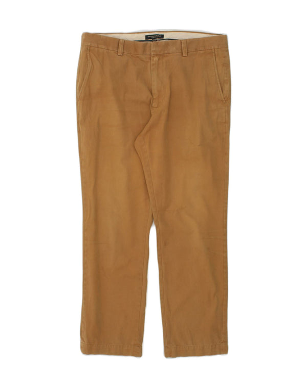 Pantaloni chino dritti Aiden da uomo W34 L30 in cotone beige REPUBBLICA BANANA