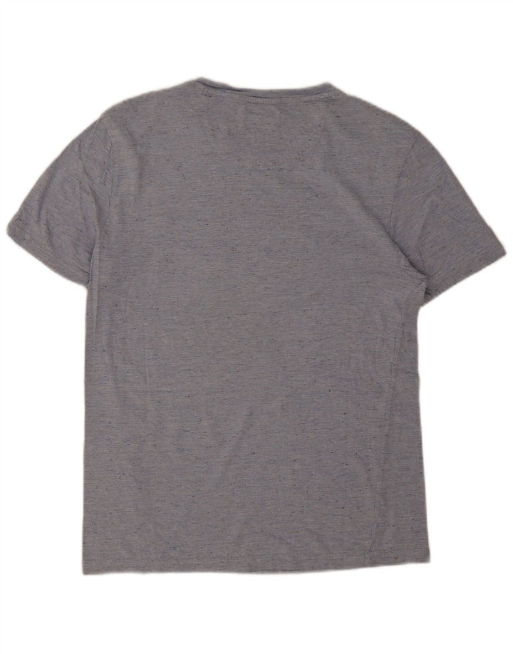 T-shirt Zara da uomo Top piccola blu screziata