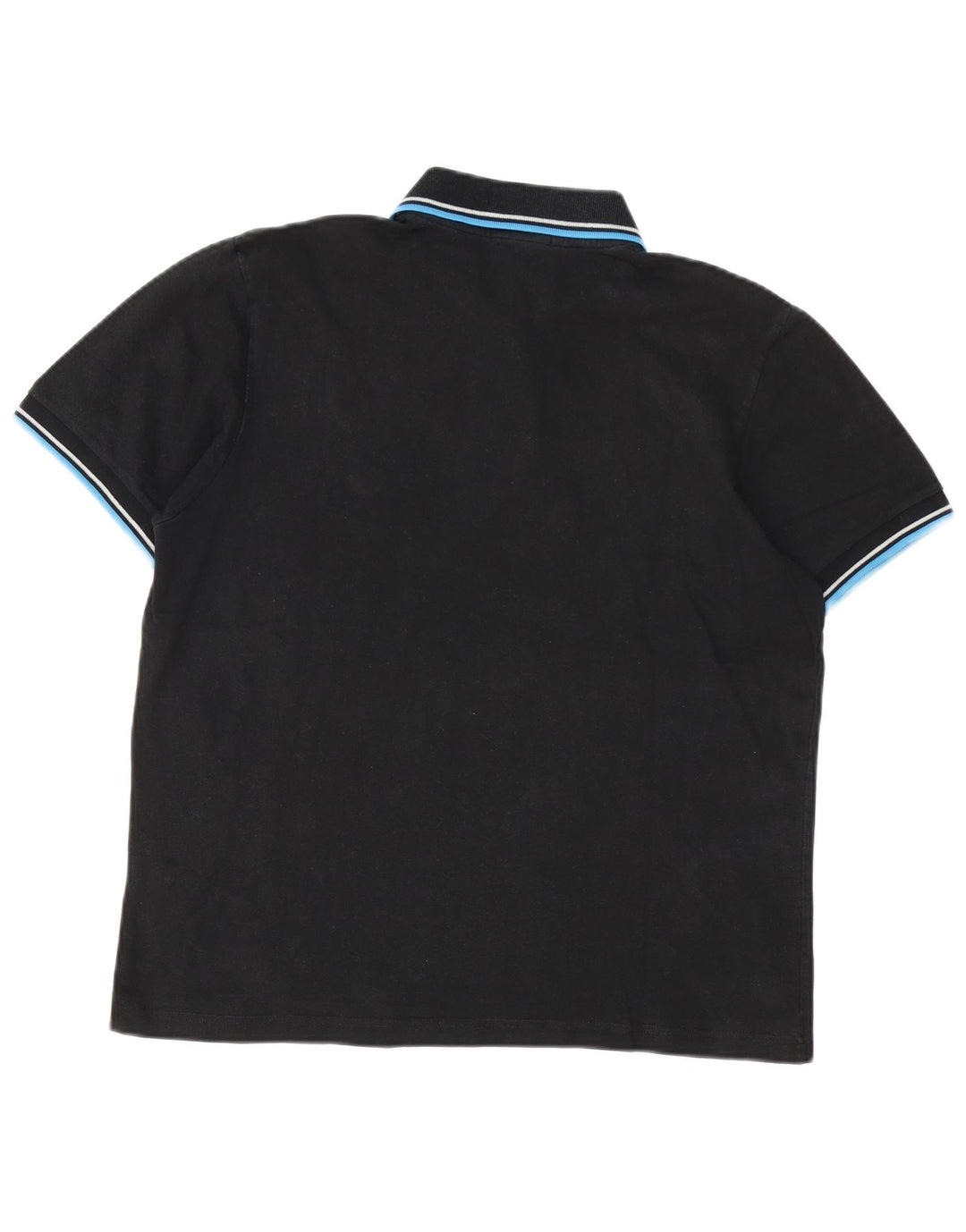 Polo da uomo Fred Perry grande in cotone nero