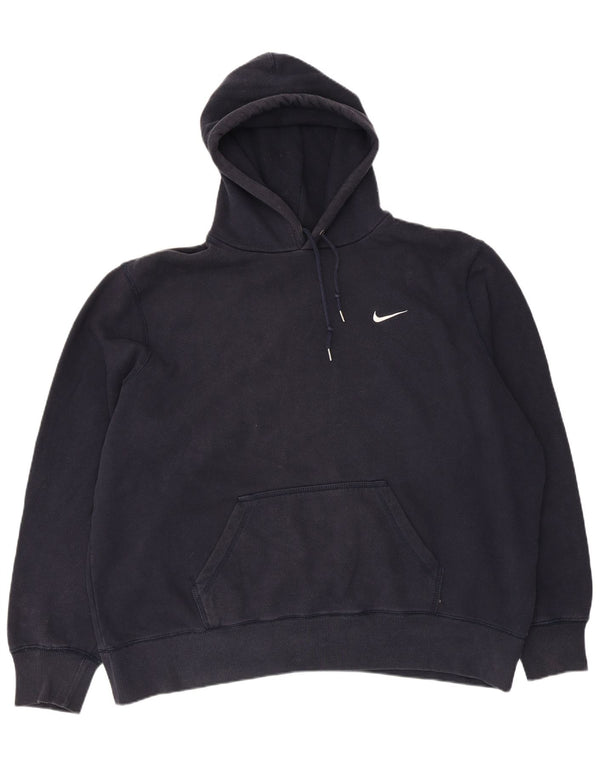 Felpa con cappuccio da uomo Nike 2XL cotone blu navy