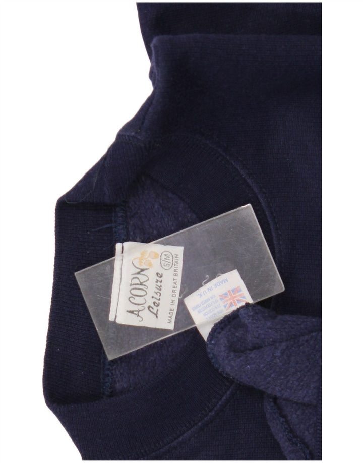 Felpa oversize con grafica da donna Acorn UK 10 Small Blu Navy