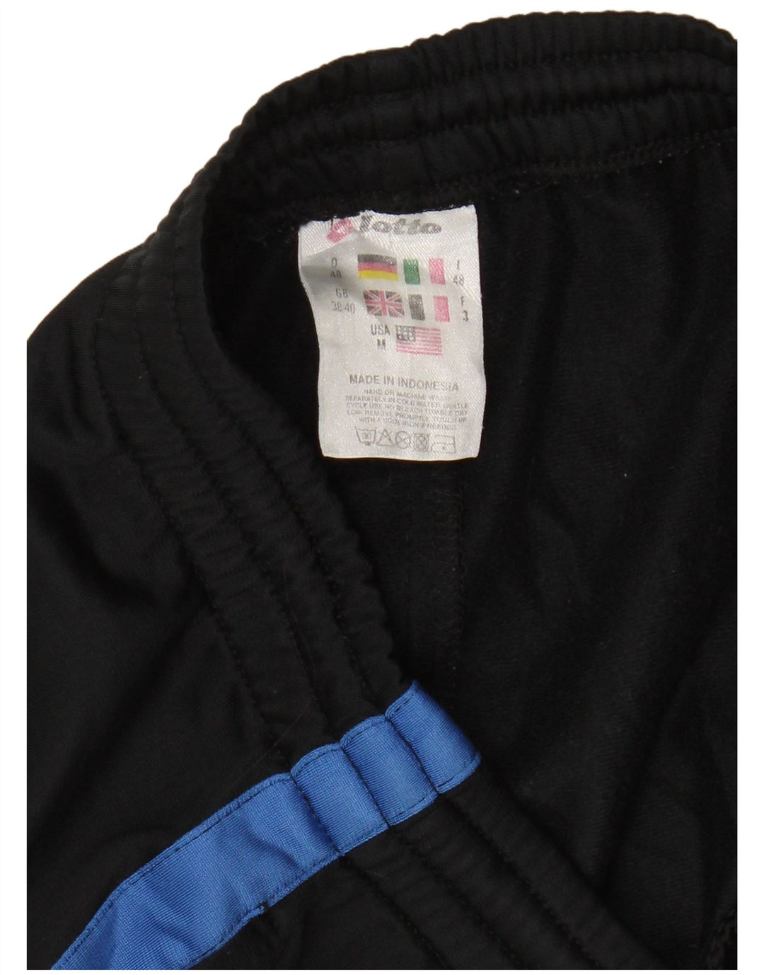 Pantaloncini sportivi da uomo Lotto UK 38/40 Poliestere color block medio nero