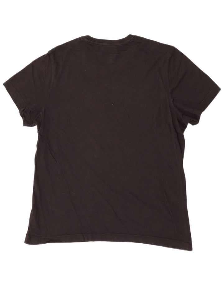 T-shirt Reebok da uomo grande in cotone nero
