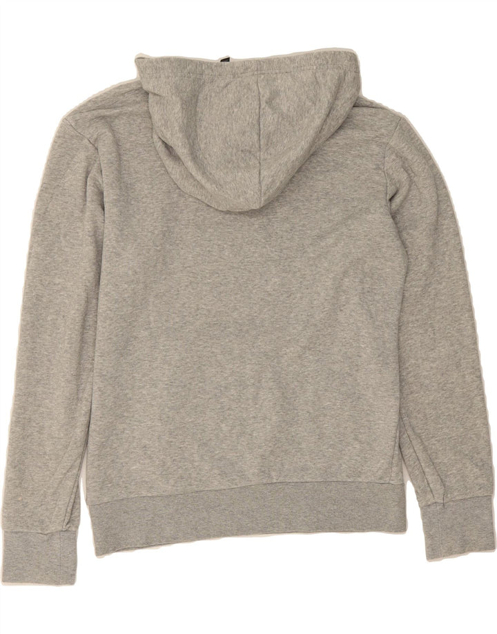 ADIDAS Mens Graphic Hoodie Jumper Small Grey Vintage Adidas and Second-Hand Adidas from Messina Hembry 