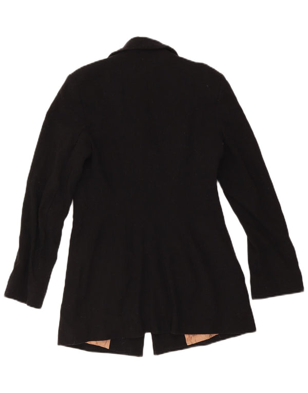 Giacca blazer da donna a 4 bottoni Massimo Dutti EU 38 piccola lana nera