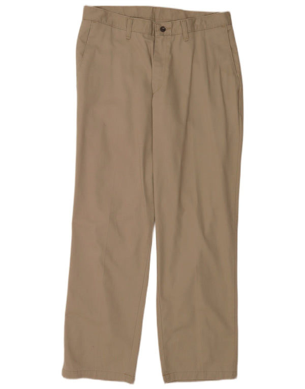 Pantaloni chino dritti da uomo Lee W33 L30 in cotone beige