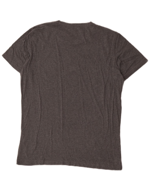 T-shirt grafica da uomo Calvin Klein Jeans Top 2XL cotone grigio