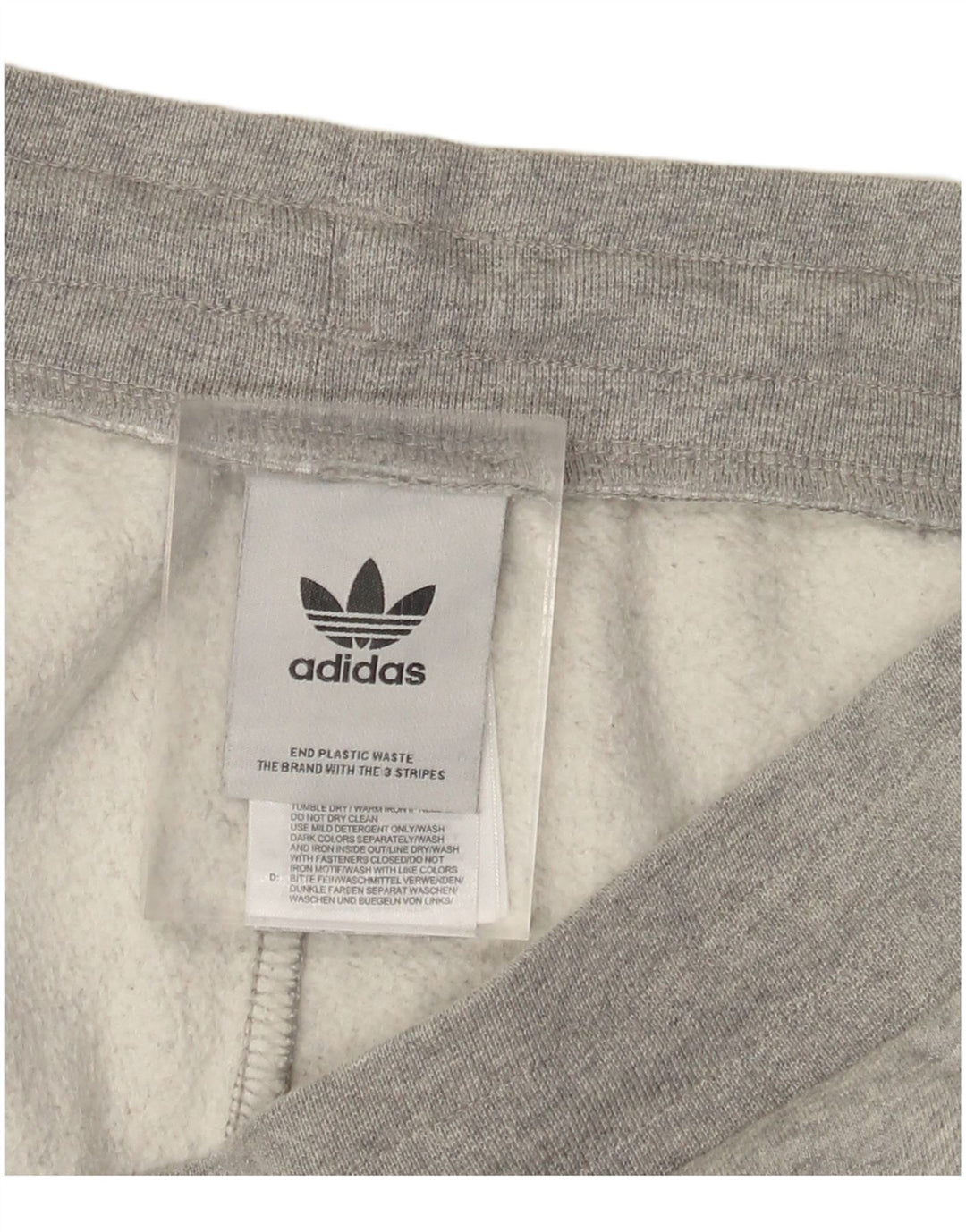 Pantaloni da tuta da uomo Adidas Joggers in cotone grigio medio