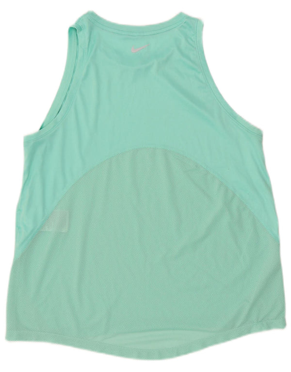 Canotta Nike Dri Fit da donna UK 14 Large Verde Poliestere