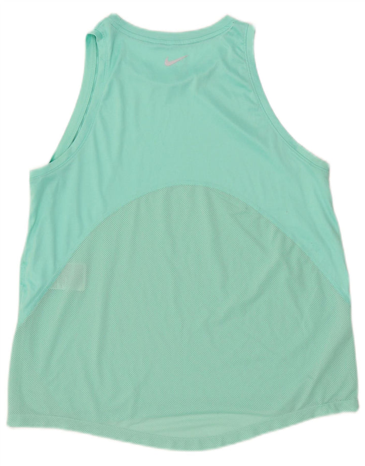 Canotta Nike Dri Fit da donna UK 14 Large Verde Poliestere