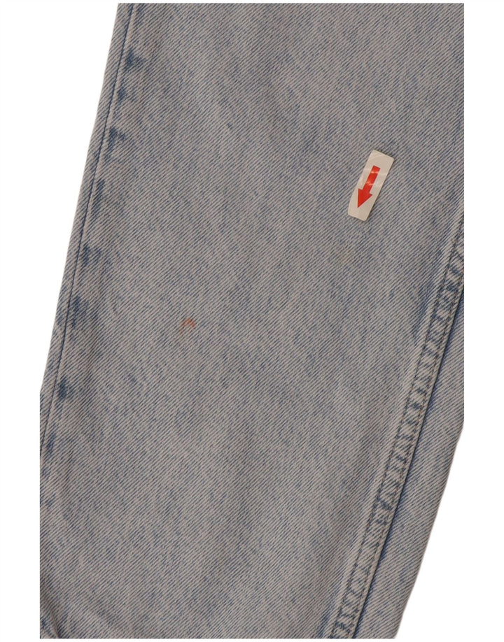 Jeans slim invecchiati da uomo Calvin Klein W30 L33 cotone blu