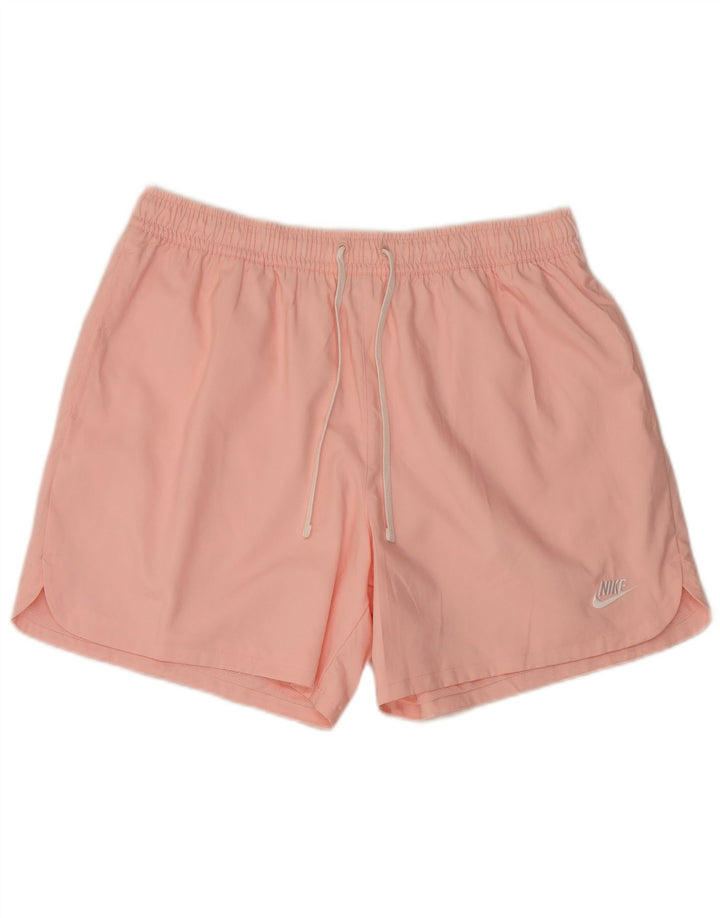 Pantaloncini da bagno da donna Nike UK 18 XL poliestere rosa