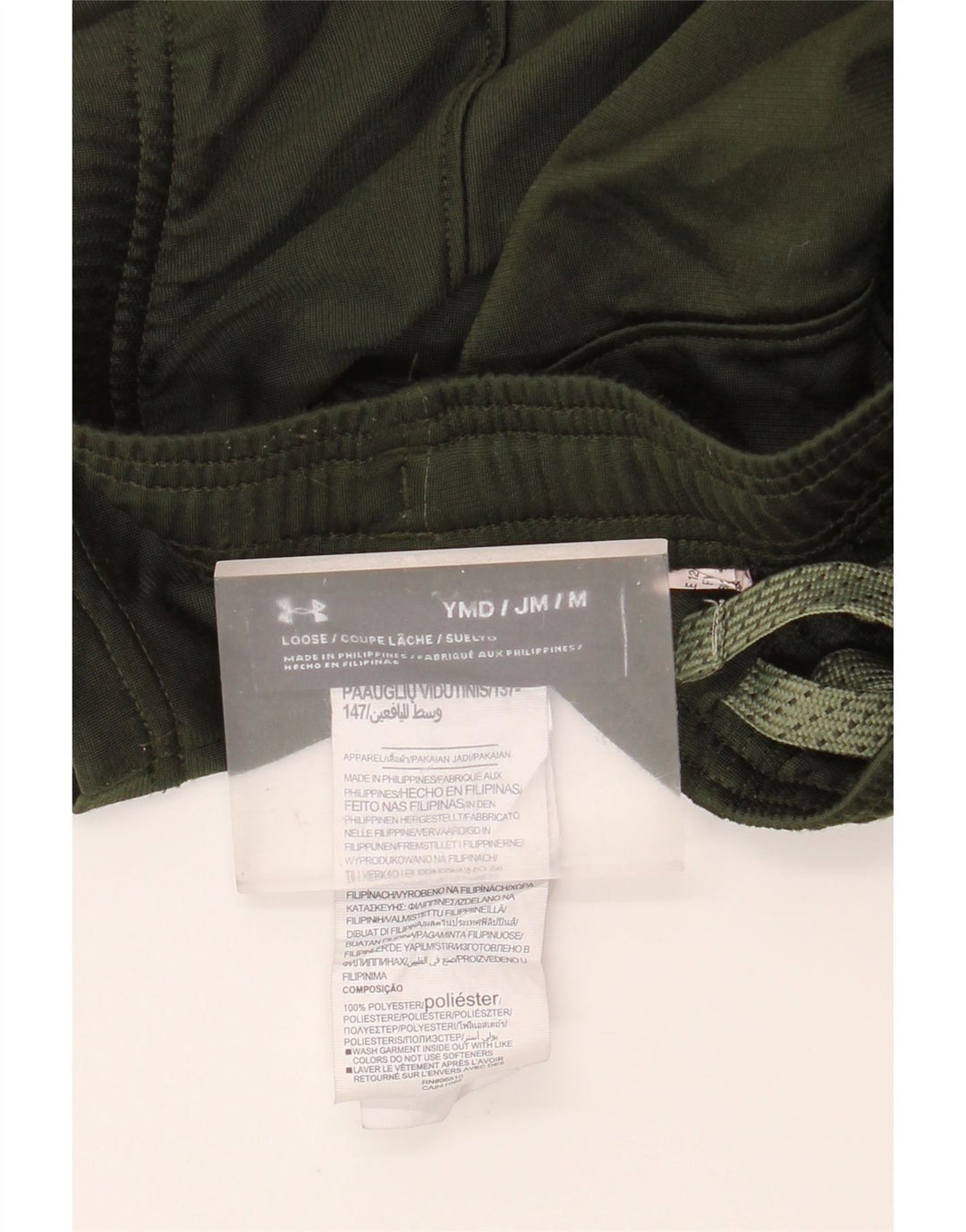 Pantaloni da tuta con grafica da ragazzo Under Armour 9-10 anni medio kaki