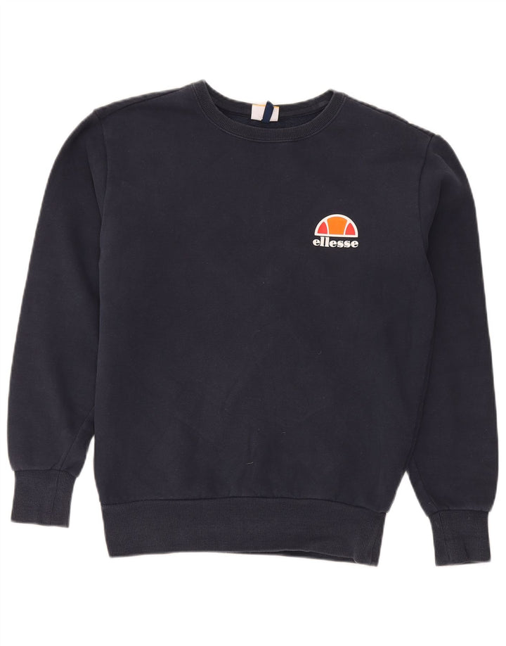 Felpa da uomo Ellesse Maglione piccolo blu navy in cotone