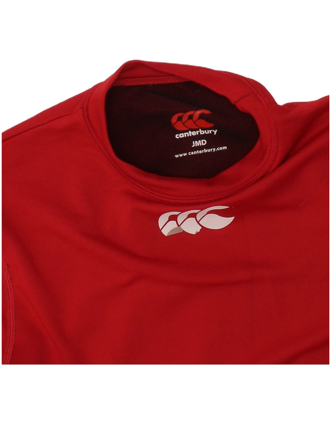 Top grafico da ragazzo Canterbury a maniche lunghe 7-8 anni Rosso medio