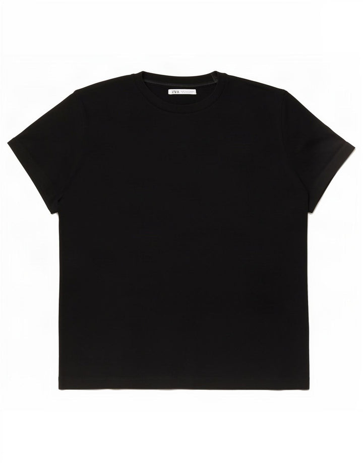 T-shirt Zara da uomo Top Small nera