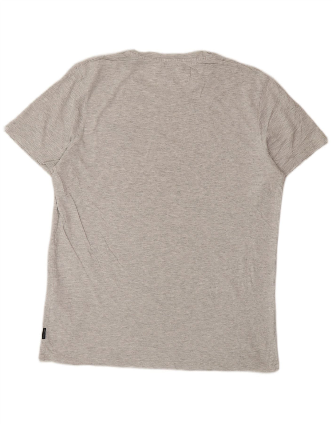 Jack & Jones T-shirt da uomo Top grande in cotone chiazzato grigio