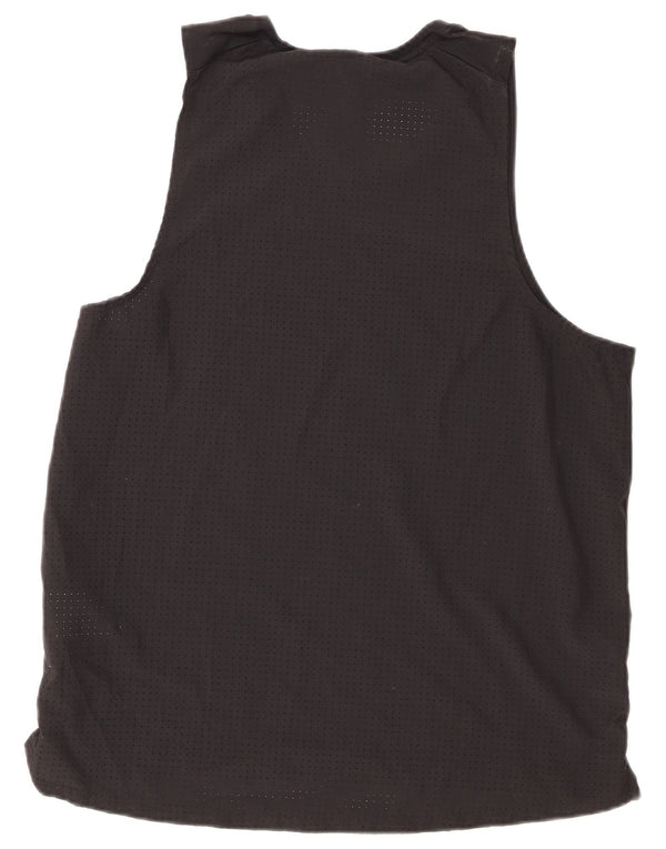 Canottiera grafica Nike Dri Fit da uomo, grande, nera, in poliestere
