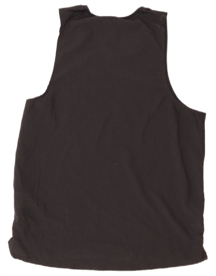 Canottiera grafica Nike Dri Fit da uomo, grande, nera, in poliestere