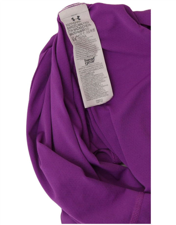 Canottiera termica da donna UNDER ARMOUR UK 6 XS poliestere viola