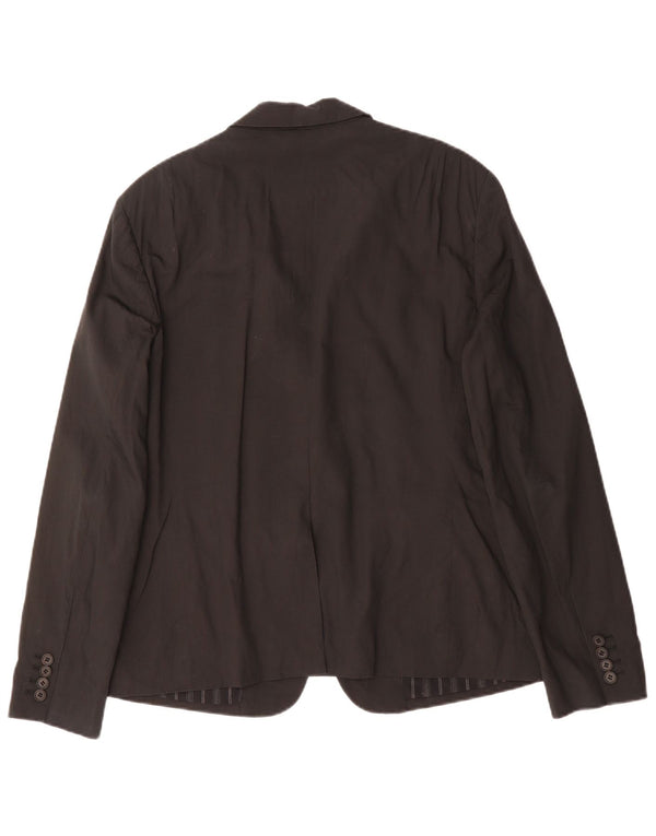 Giacca blazer a 1 bottone da uomo All Saints UK 40 grande nera