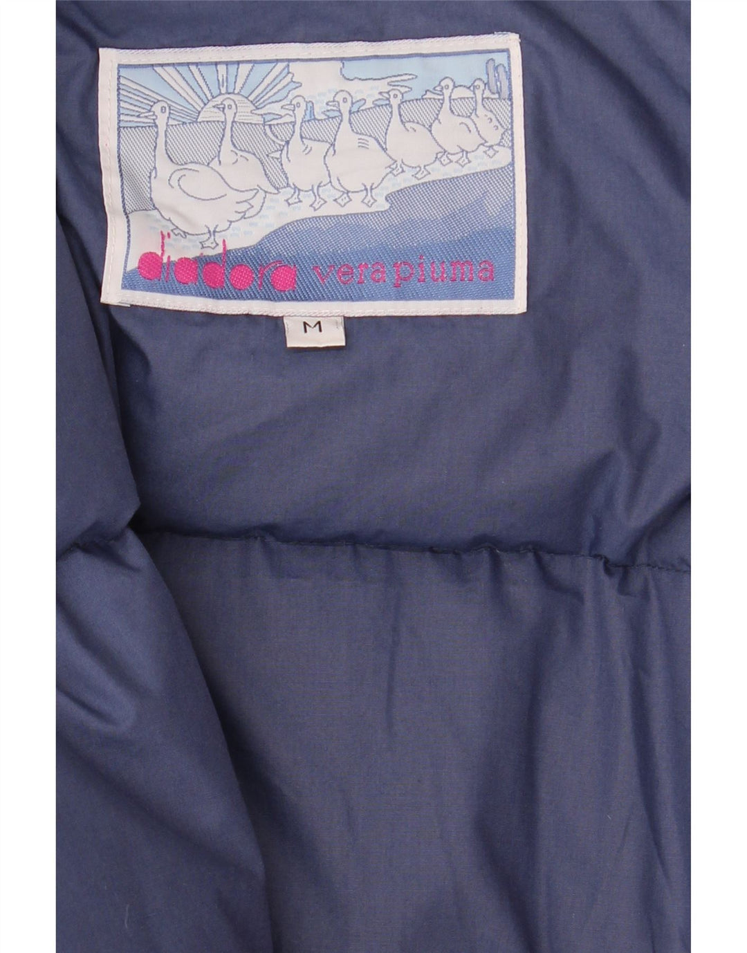 Giacca imbottita con cappuccio da uomo Diadora UK 38 medio blu navy