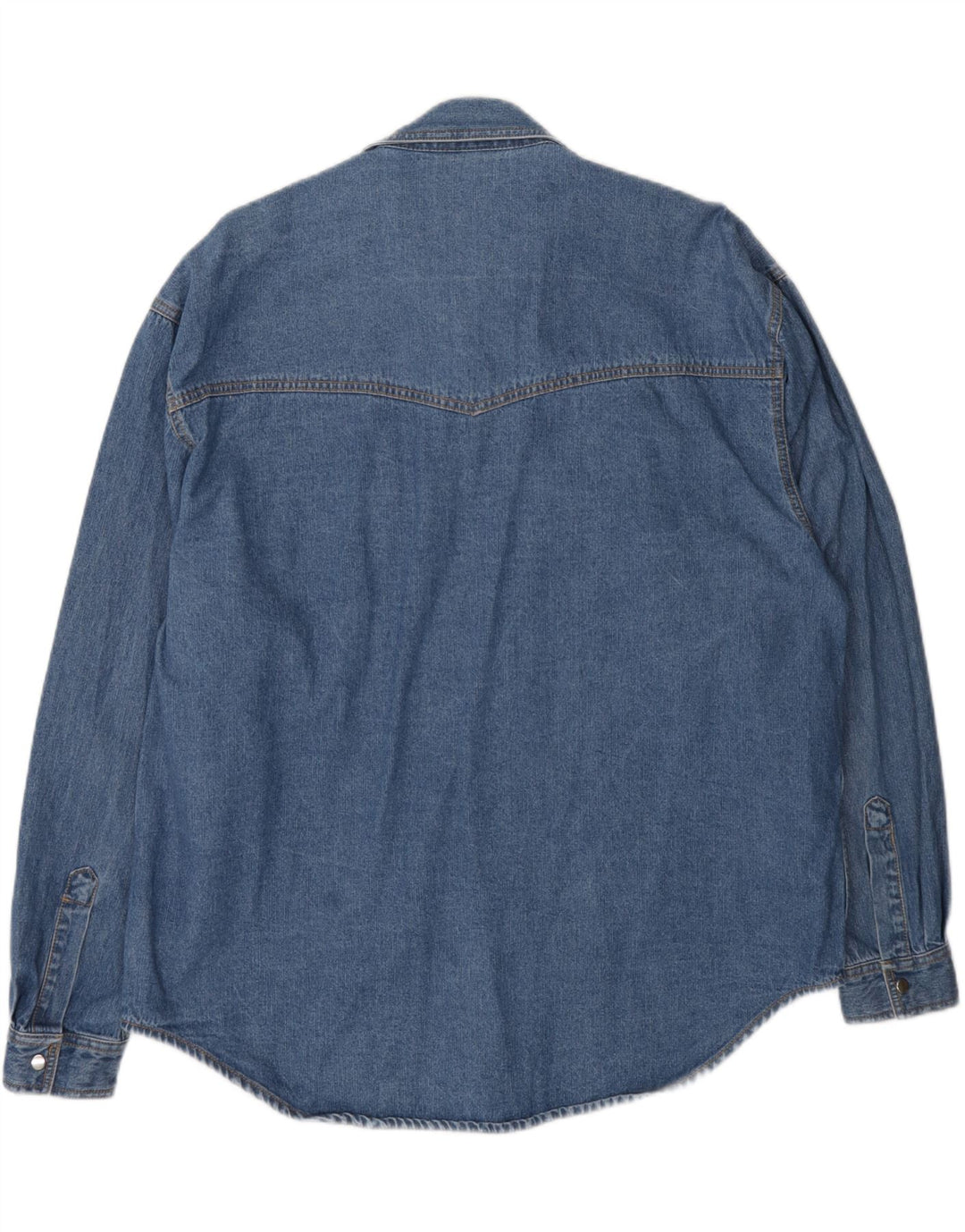 PIONEER Mens Denim Shirt 2XL Blue Cotton Vintage Pioneer and Second-Hand Pioneer from Messina Hembry 