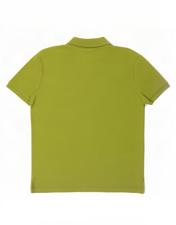 Ralph Lauren Mens Slim Fit Polo Shirt Large Green Cotton