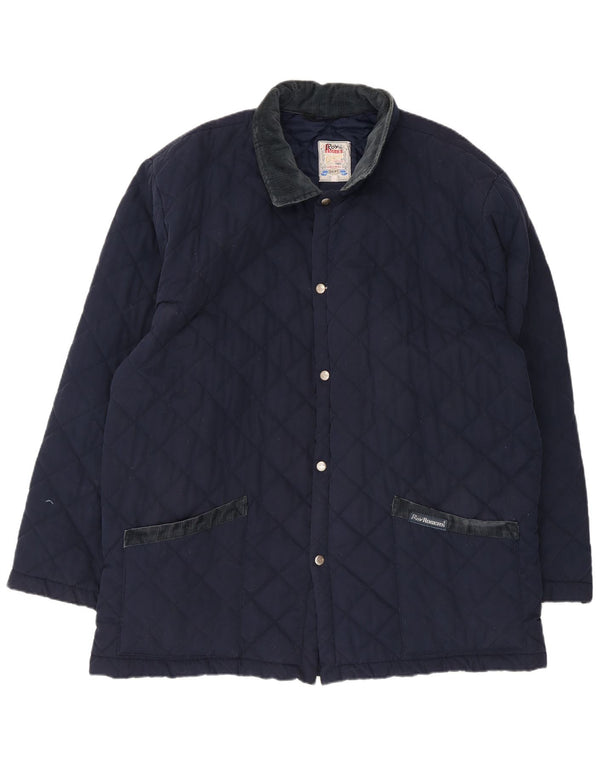 Giacca trapuntata da uomo Roy Rogers UK 42 XL Blu Navy