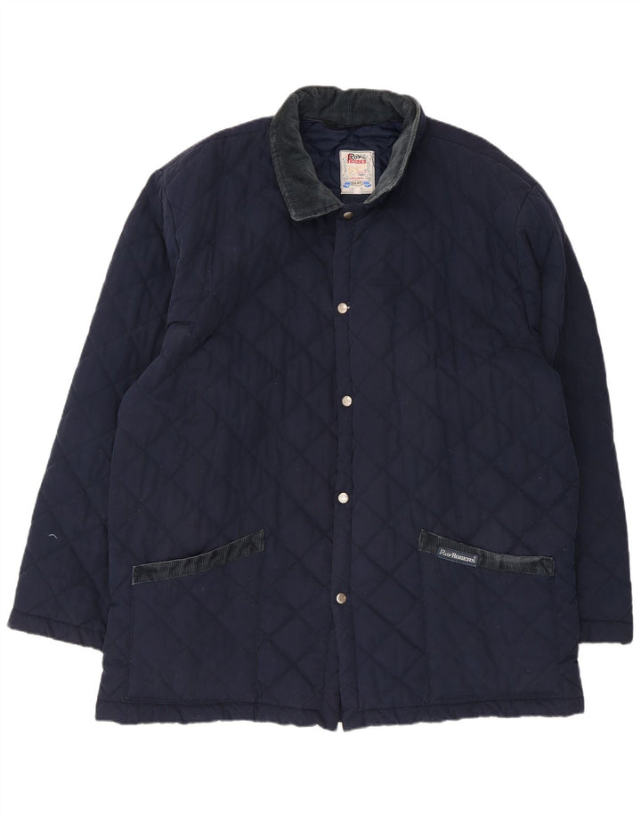 Giacca trapuntata da uomo Roy Rogers UK 42 XL Blu Navy