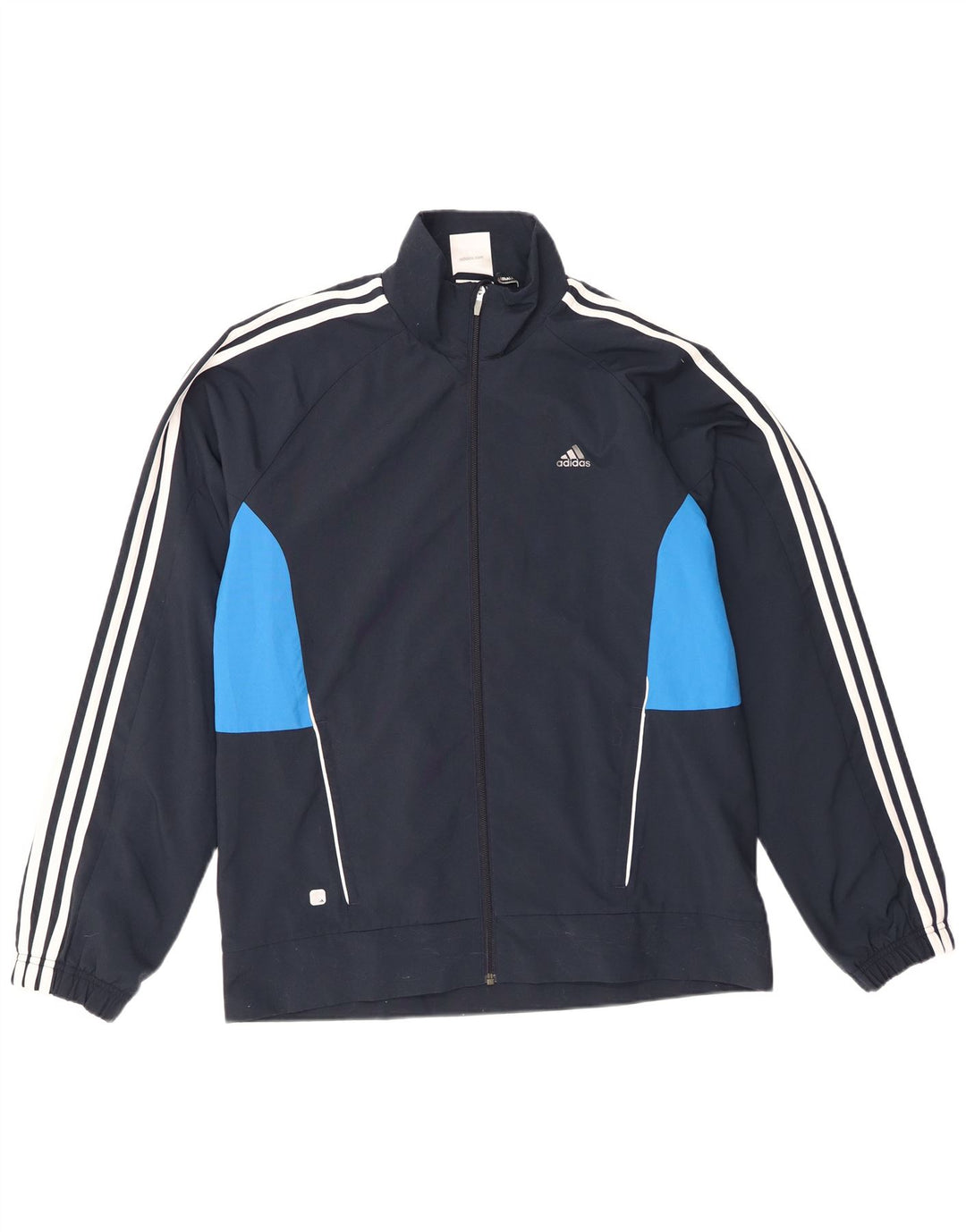 Giacca da uomo Adidas Climalite Top Jacket Medium Blu Navy Colourblock