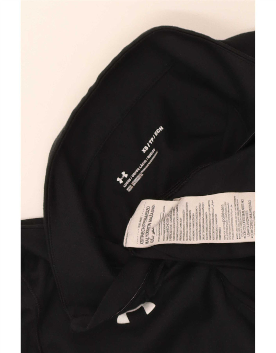 Maglietta pullover da donna Under Armour UK 6 XS Black Colourblock