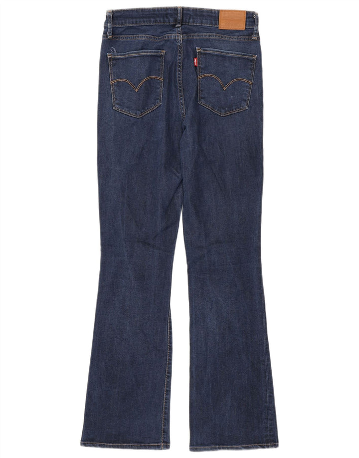 Jeans Levi's da donna 725 bootcut a vita alta W29 L32 Lyocell blu navy
