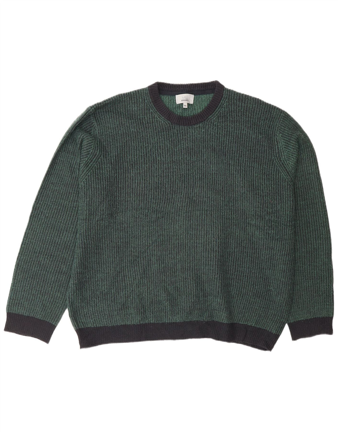 Maglione maglione girocollo da uomo Marks & Spencer 2XL verde acrilico