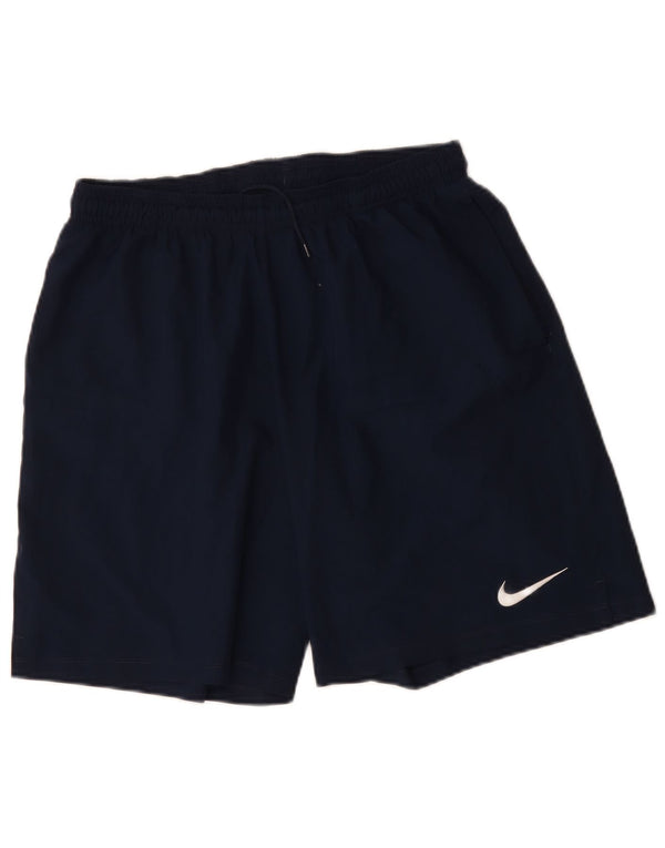 Pantaloncini sportivi NIKE Dri Fit da uomo XL blu navy in poliestere