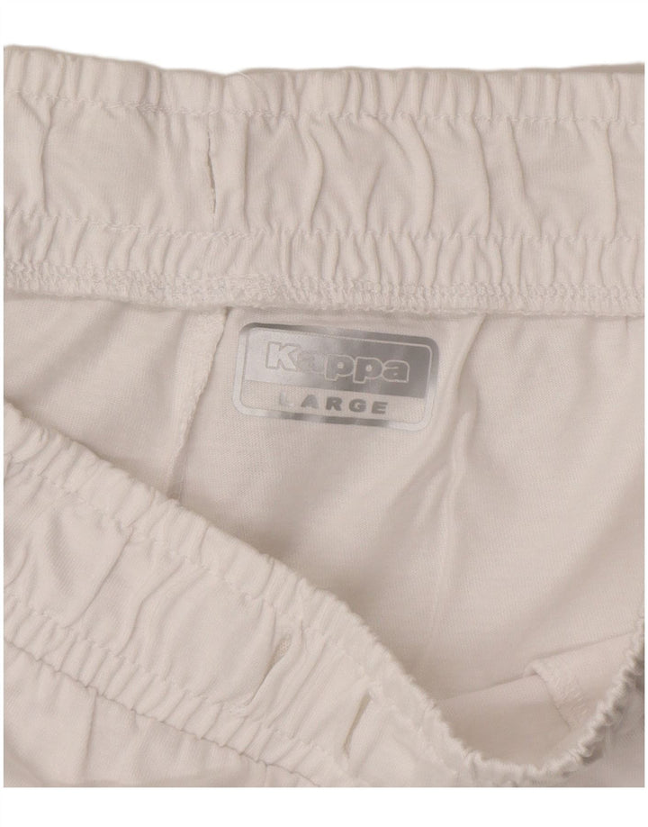 Pantaloncini sportivi Kappa da donna UK 14 grandi bianchi