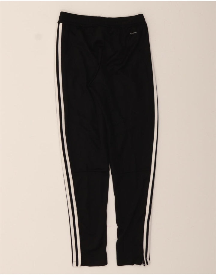 ADIDAS Girls Tracksuit Trousers 11-12 Years  Black Polyester Vintage Adidas and Second-Hand Adidas from Messina Hembry 