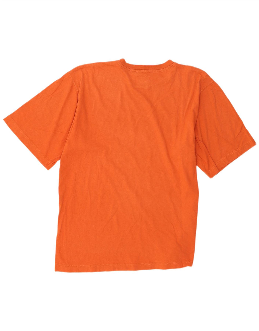 T-shirt da uomo Think Pink Top grande in cotone arancione