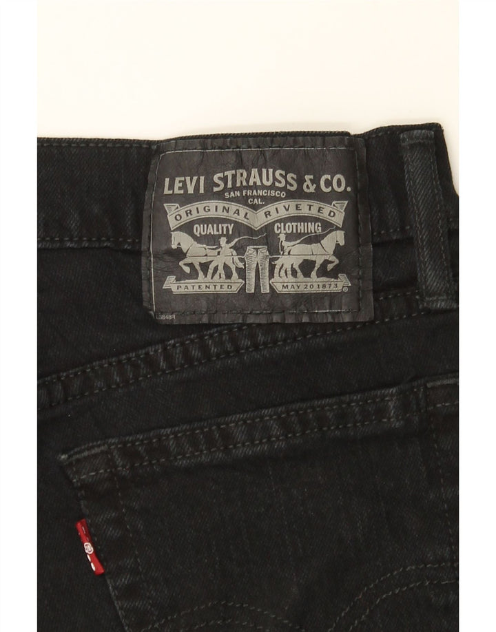 LEVI'S Womens Denim Shorts W29 Medium  Black Cotton Vintage Levi's and Second-Hand Levi's from Messina Hembry 
