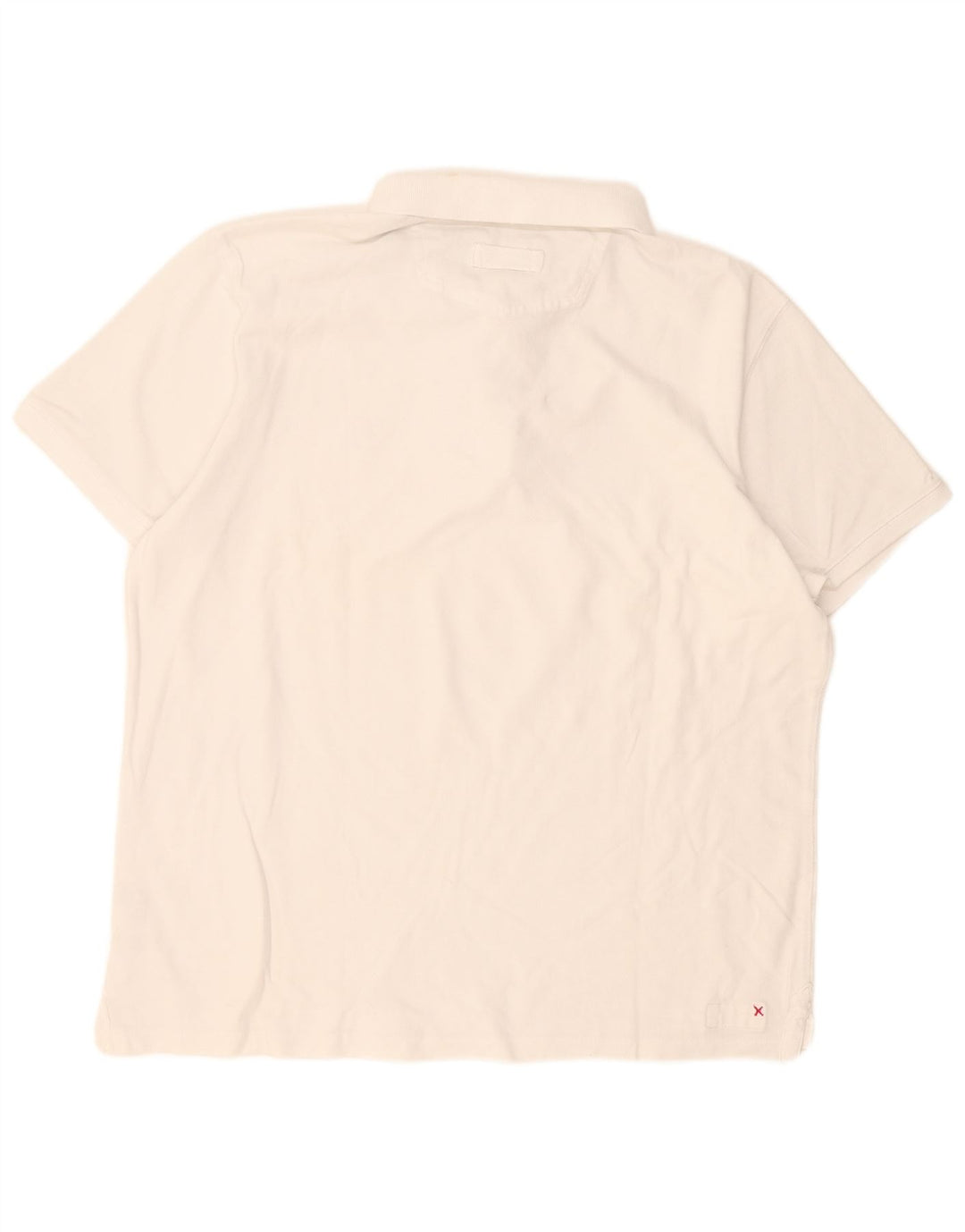 Polo da uomo Fat Face XL in cotone bianco