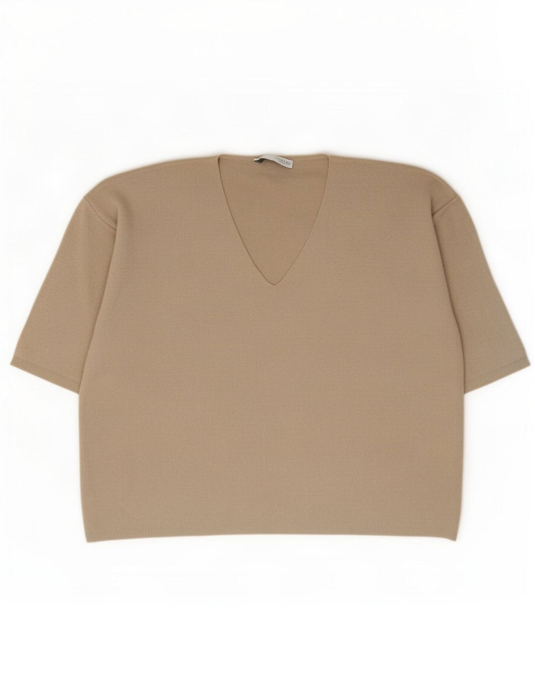 Top Blusa Oversize Da Donna Zara UK 16 Large Beige