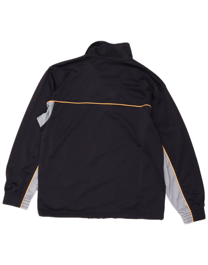 Giacca sportiva da uomo Lotto a blocchi di colore medio blu navy