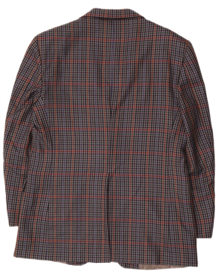 Giacca blazer da uomo Aquascutum UK 36 piccolo pied de poule multicolore