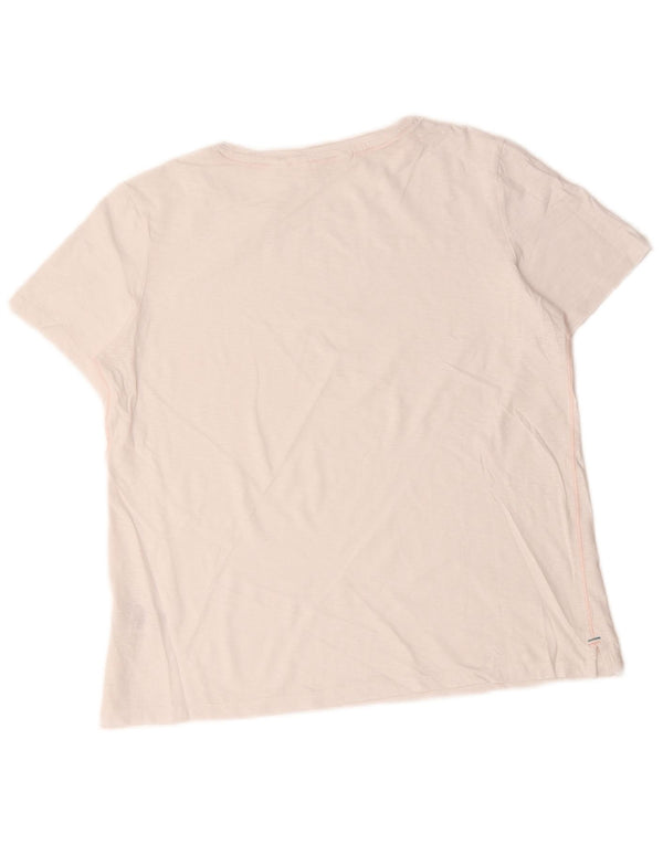 White Stuff Womens T-Shirt Top UK 12 Medium White Cotton
