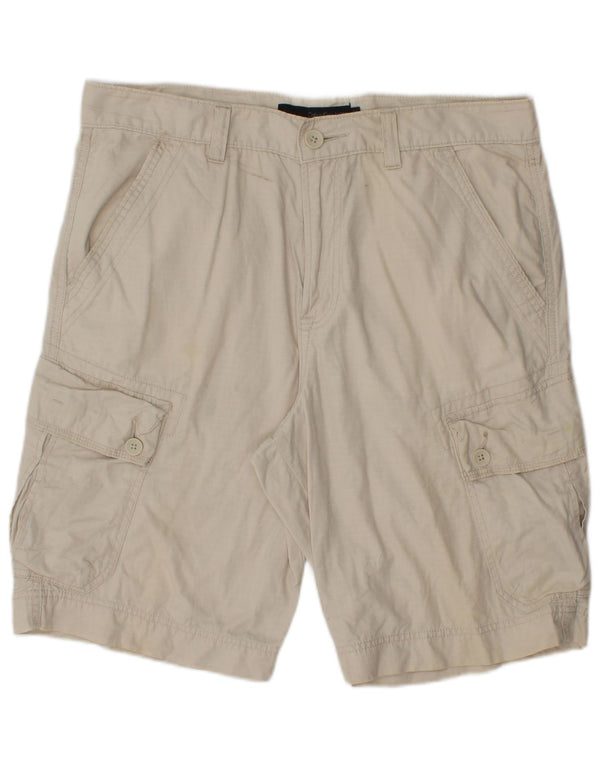 Pantaloncini cargo da uomo Calvin Klein W34 Large in cotone beige