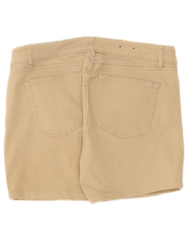 Pantaloncini casual da donna Chaps US 4 Small W30 Cotone Beige