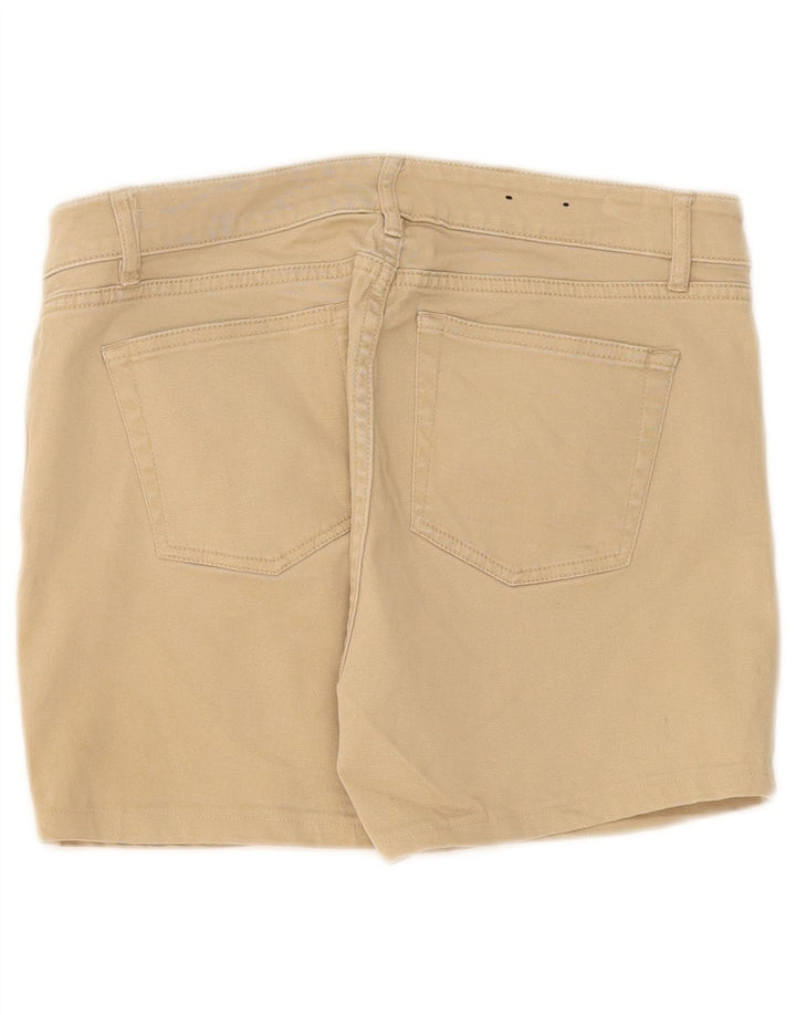 Pantaloncini casual da donna Chaps US 4 Small W30 Cotone Beige