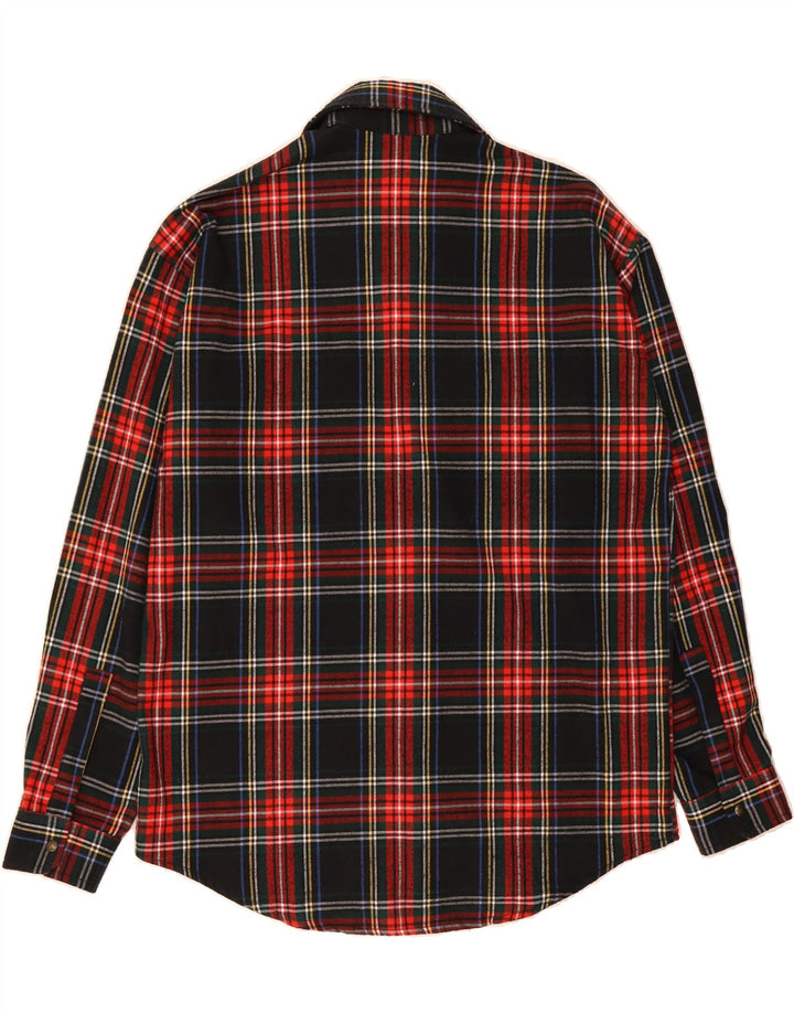 VINTAGE Mens Flannel Shirt XL Red Check Vintage Vintage and Second-Hand Vintage from Messina Hembry 