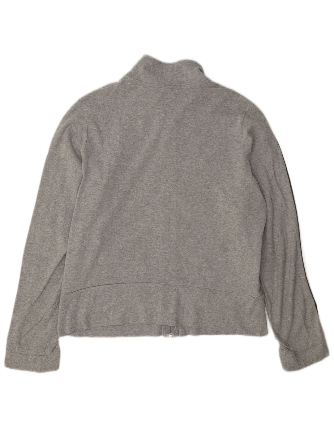 Giacca da ginnastica da donna Adidas UK 14 cotone grigio medio