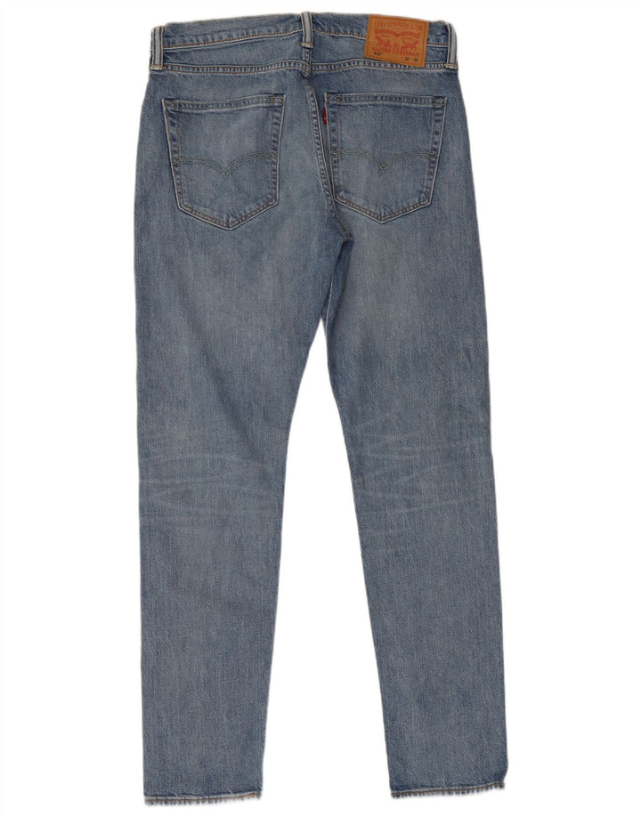 LEVI'S Womens 512 Slim Tapered Jeans W32 L32 Blue Cotton